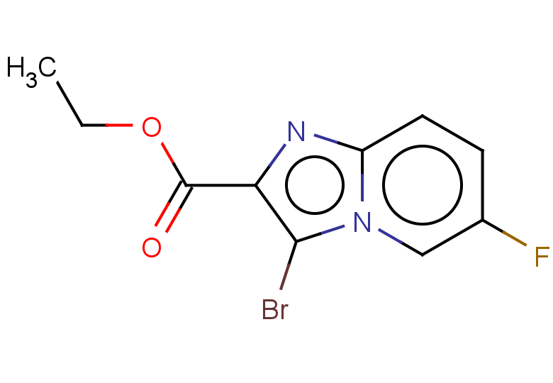 ethyl 3-bromo-6-fluoroimidazo[1,2-a]pyridine-2-carboxylate