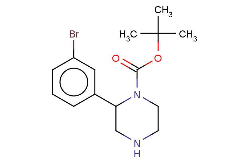tert-butyl 2-(3-bromophenyl)piperazine-1-carboxylate
