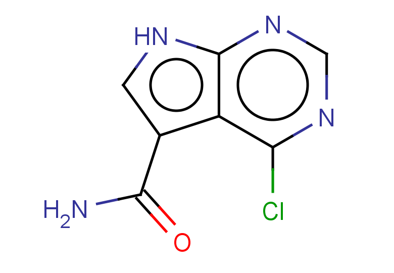 4-chloro-7H-pyrrolo[2,3-d]pyrimidine-5-carboxamide