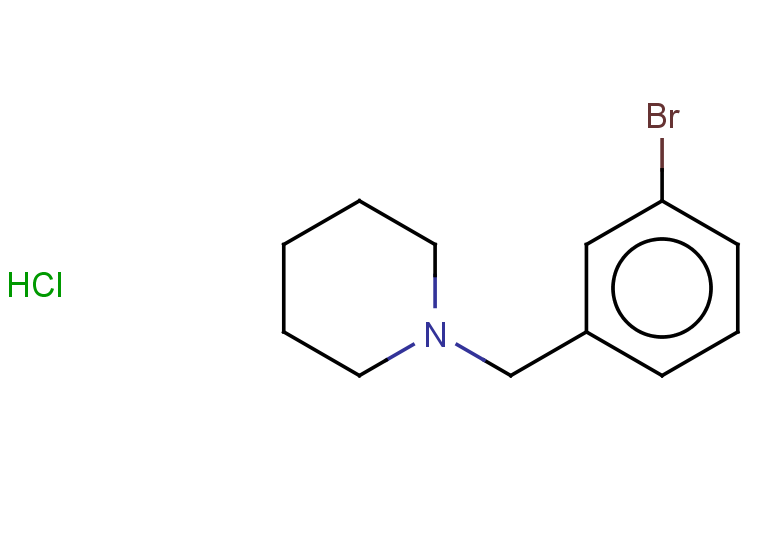 1-[(3-bromophenyl)methyl]piperidine hydrochloride