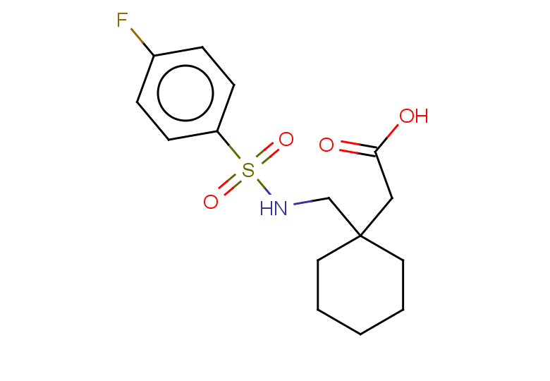 2-{1-[(4-fluorobenzenesulfonamido)methyl]cyclohexyl}acetic acid
