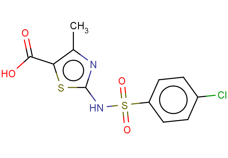 2-(4-chlorobenzenesulfonamido)-4-methyl-1,3-thiazole-5-carboxylic acid