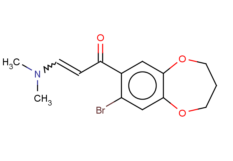 1-(8-bromo-3,4-dihydro-2H-1,5-benzodioxepin-7-yl)-3-(dimethylamino)prop-2-en-1-one