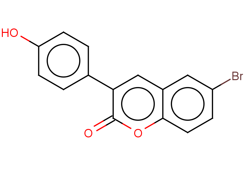 6-bromo-3-(4-hydroxyphenyl)-2H-chromen-2-one