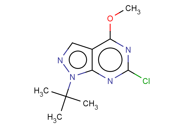 1-tert-butyl-6-chloro-4-methoxy-1H-pyrazolo[3,4-d]pyrimidine