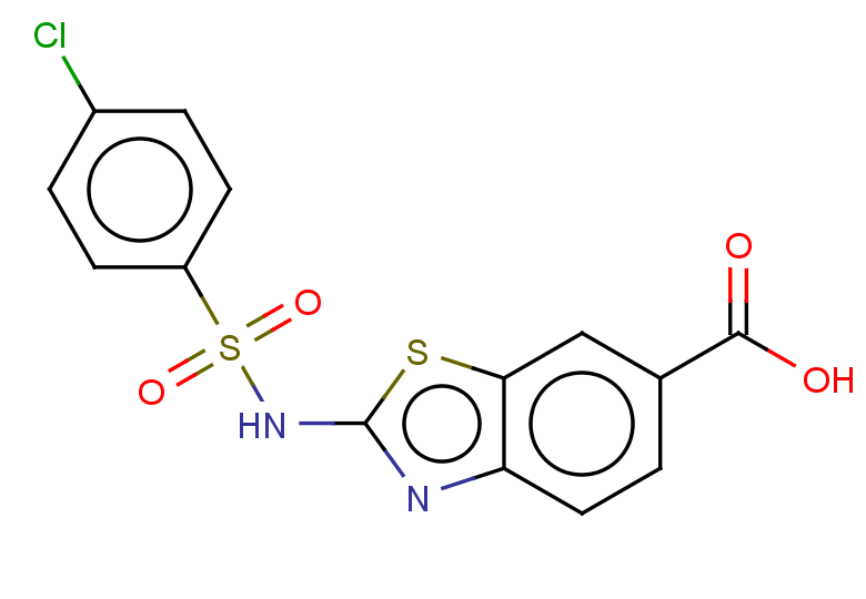 2-(4-chlorobenzenesulfonamido)-1,3-benzothiazole-6-carboxylic acid