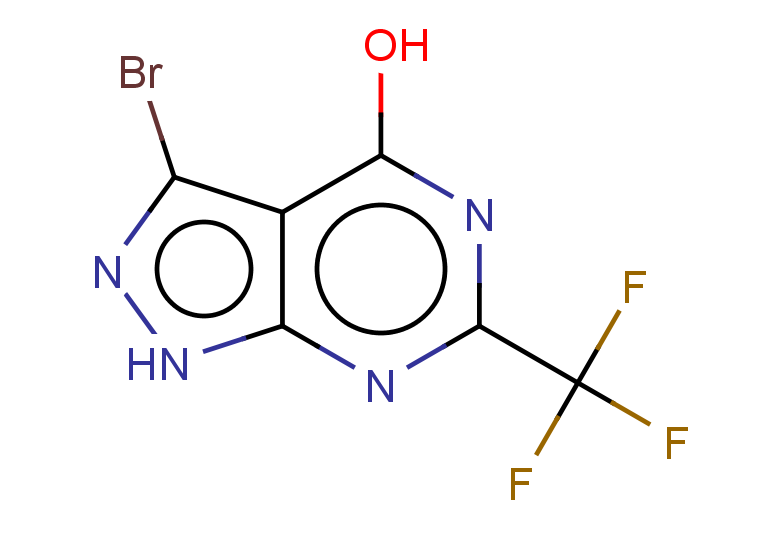 3-bromo-6-(trifluoromethyl)-1H-pyrazolo[3,4-d]pyrimidin-4-ol