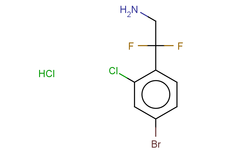2-(4-bromo-2-chlorophenyl)-2,2-difluoroethan-1-amine hydrochloride