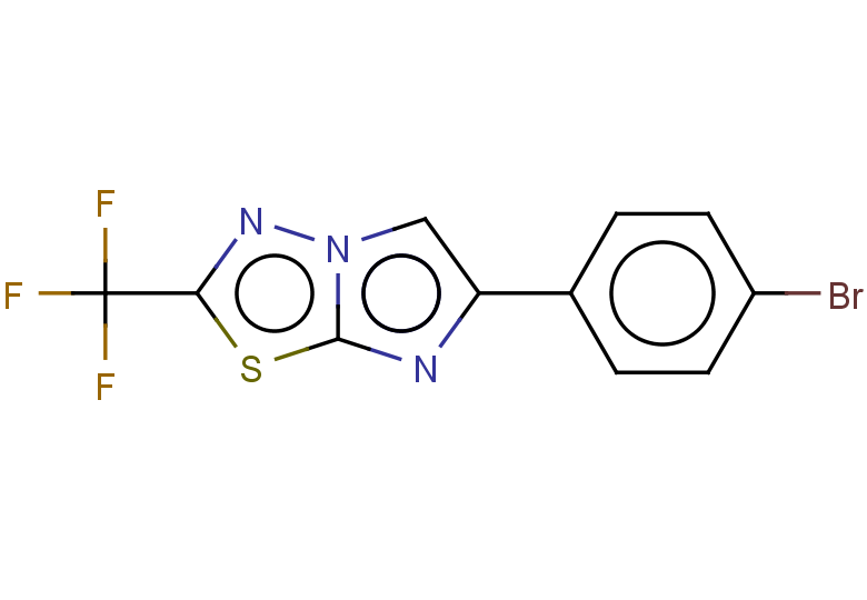 6-(4-bromophenyl)-2-(trifluoromethyl)imidazo[2,1-b][1,3,4]thiadiazole