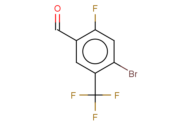 4-bromo-2-fluoro-5-(trifluoromethyl)benzaldehyde