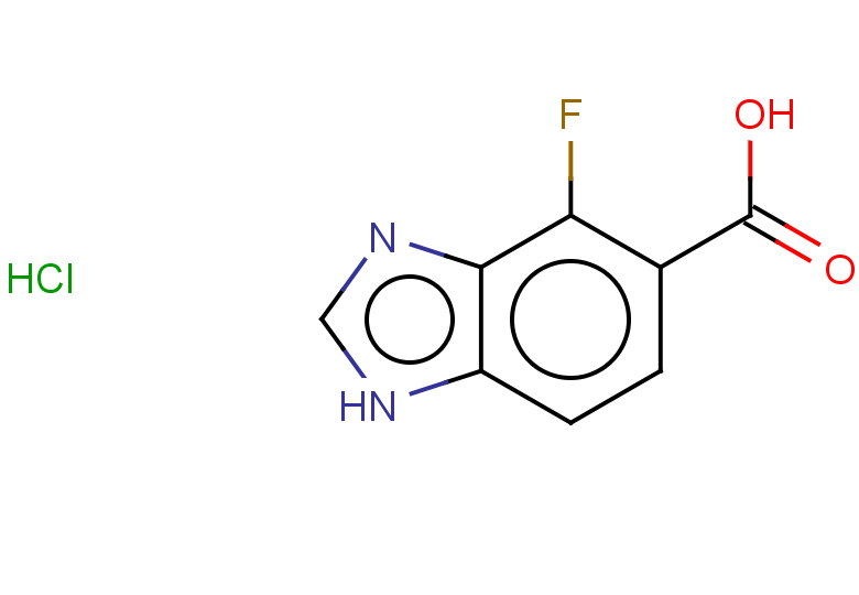4-fluoro-1H-1,3-benzodiazole-5-carboxylic acid hydrochloride
