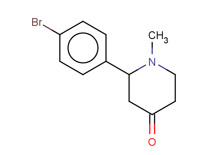 2-(4-bromophenyl)-1-methylpiperidin-4-one