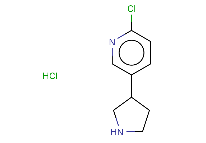 2-chloro-5-(pyrrolidin-3-yl)pyridine hydrochloride