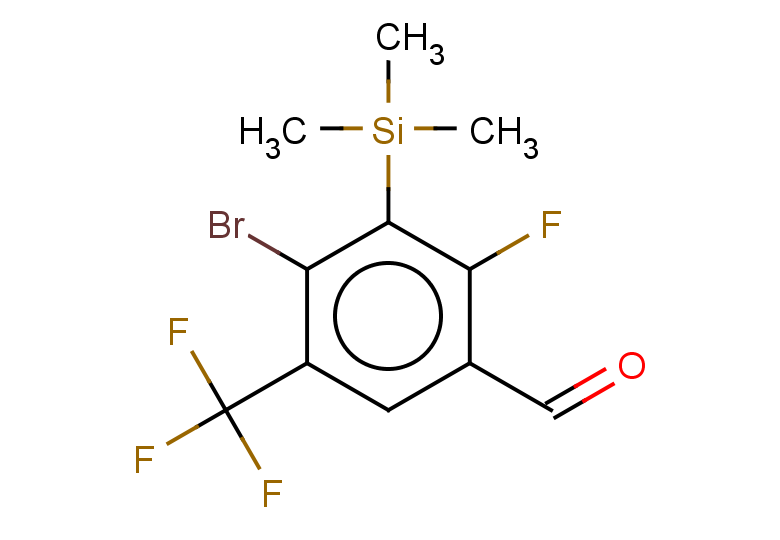 4-bromo-2-fluoro-5-(trifluoromethyl)-3-(trimethylsilyl)benzaldehyde
