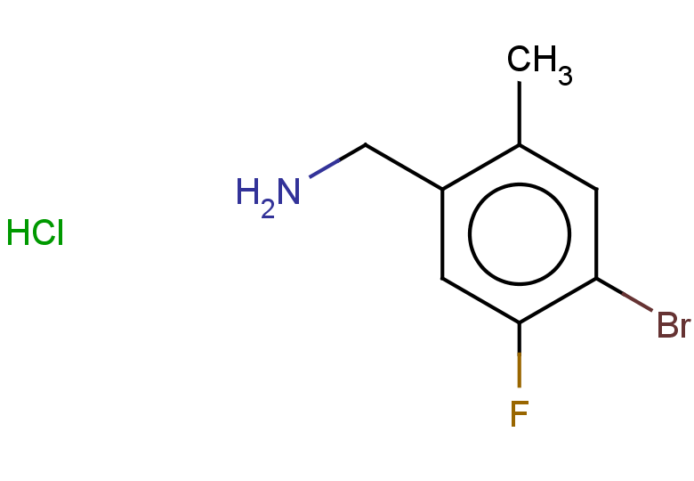 (4-bromo-5-fluoro-2-methylphenyl)methanamine hydrochloride