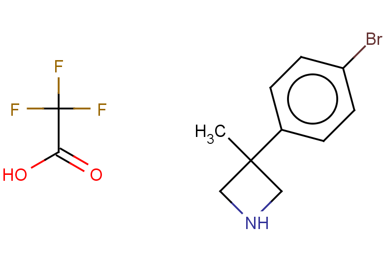 3-(4-bromophenyl)-3-methylazetidine trifluoroacetate