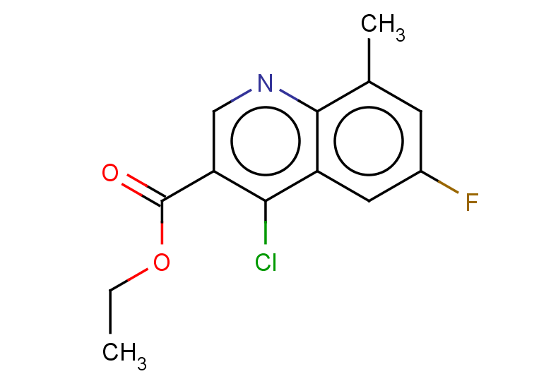 ethyl 4-chloro-6-fluoro-8-methylquinoline-3-carboxylate