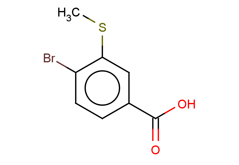 4-bromo-3-(methylthio)benzoic acid