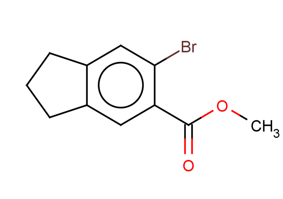 methyl 6-bromo-2,3-dihydro-1H-indene-5-carboxylate