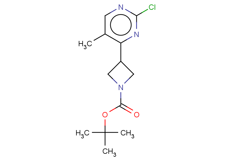 tert-butyl 3-(2-chloro-5-methylpyrimidin-4-yl)azetidine-1-carboxylate
