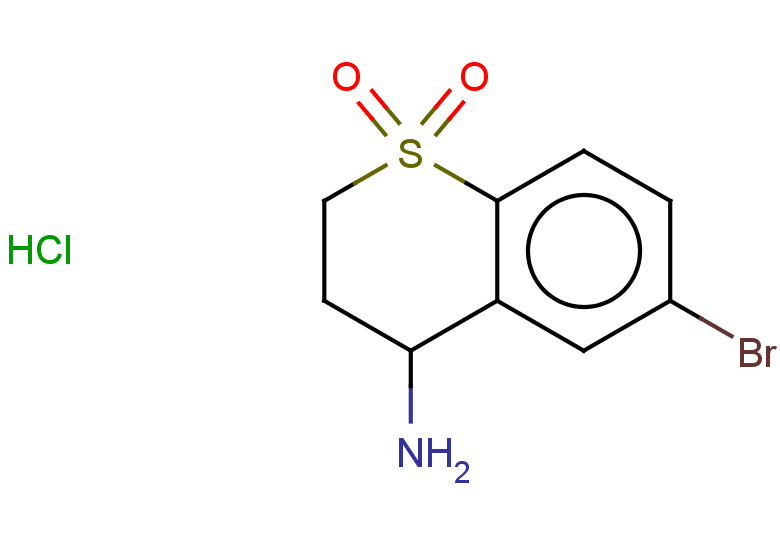 4-amino-6-bromo-3,4-dihydro-2H-1lambda6-benzothiopyran-1,1-dione hydrochloride