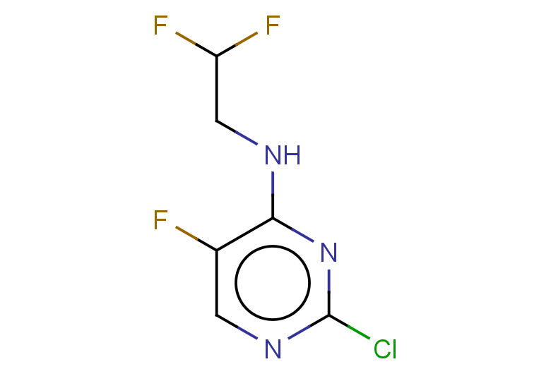 2-chloro-N-(2,2-difluoroethyl)-5-fluoropyrimidin-4-amine