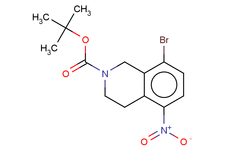tert-butyl 8-bromo-5-nitro-1,2,3,4-tetrahydroisoquinoline-2-carboxylate