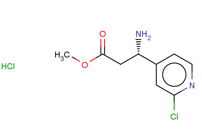 methyl (3S)-3-amino-3-(2-chloropyridin-4-yl)propanoate hydrochloride