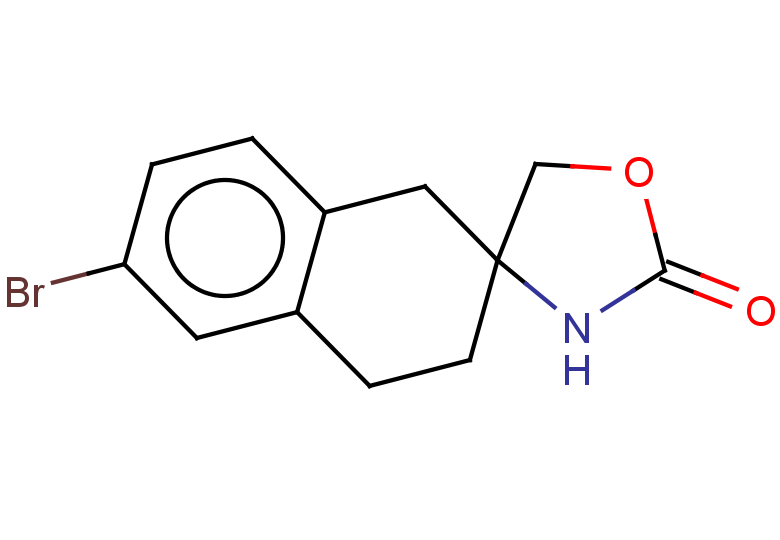 6-bromo-3,4-dihydro-1H-spiro[naphthalene-2,3'-[1,4]oxazolidine]-5'-one