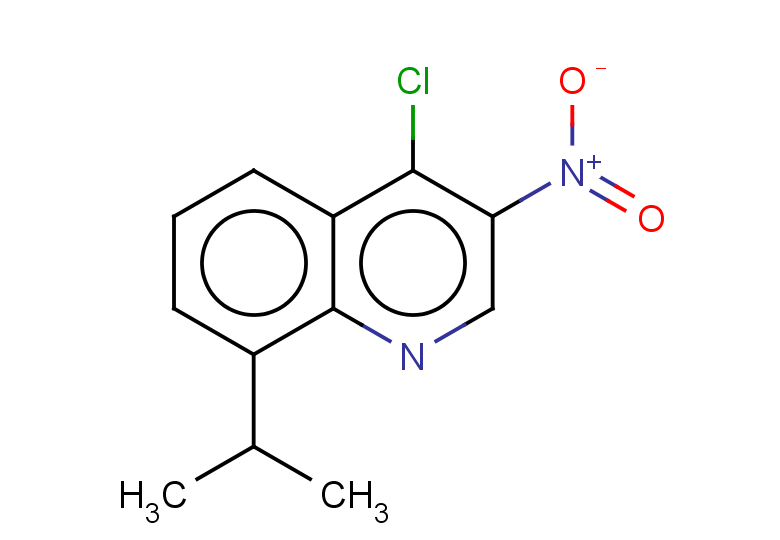 4-chloro-3-nitro-8-(propan-2-yl)quinoline