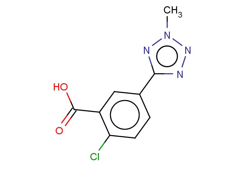 2-chloro-5-(2-methyl-2H-1,2,3,4-tetrazol-5-yl)benzoic acid