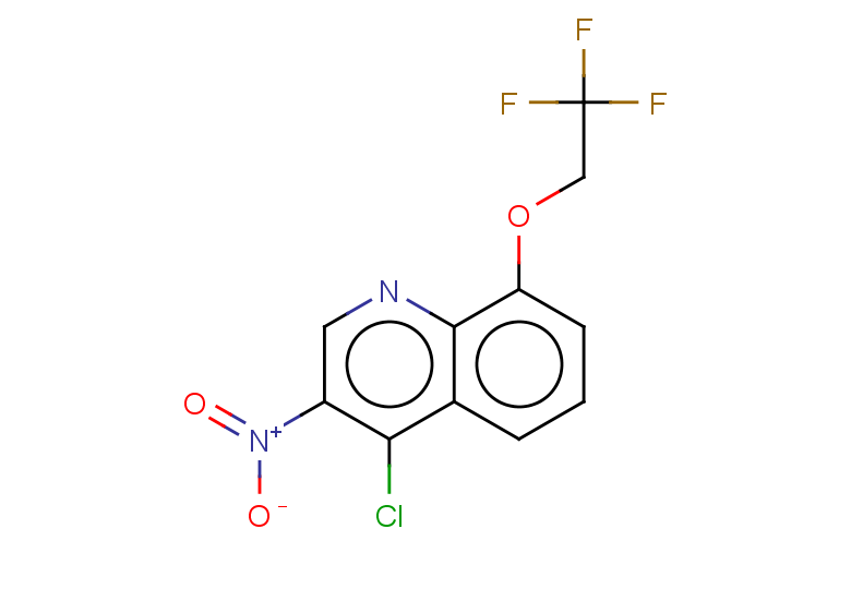 4-chloro-3-nitro-8-(2,2,2-trifluoroethoxy)quinoline