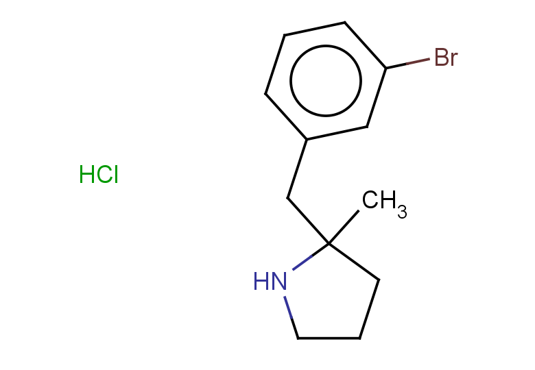 2-[(3-bromophenyl)methyl]-2-methylpyrrolidine hydrochloride