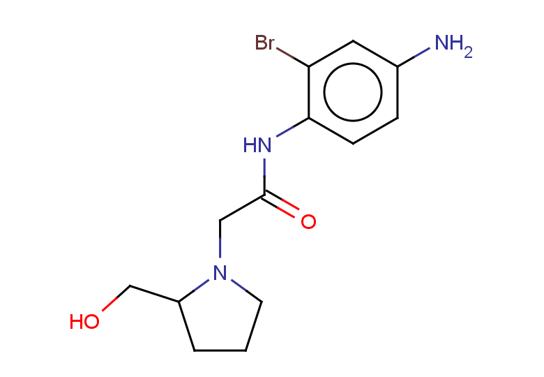 N-(4-amino-2-bromophenyl)-2-[2-(hydroxymethyl)pyrrolidin-1-yl]acetamide