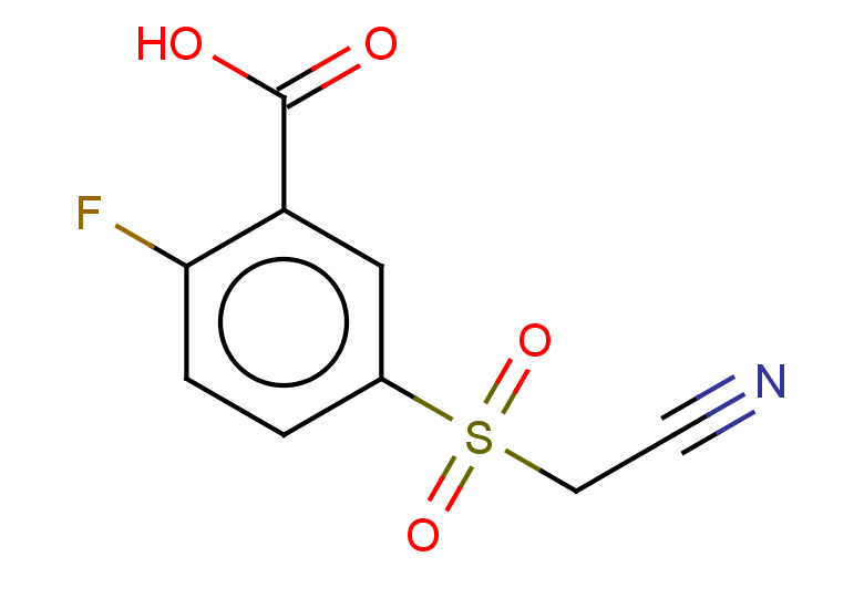 5-((cyanomethyl)sulfonyl)-2-fluorobenzoic acid