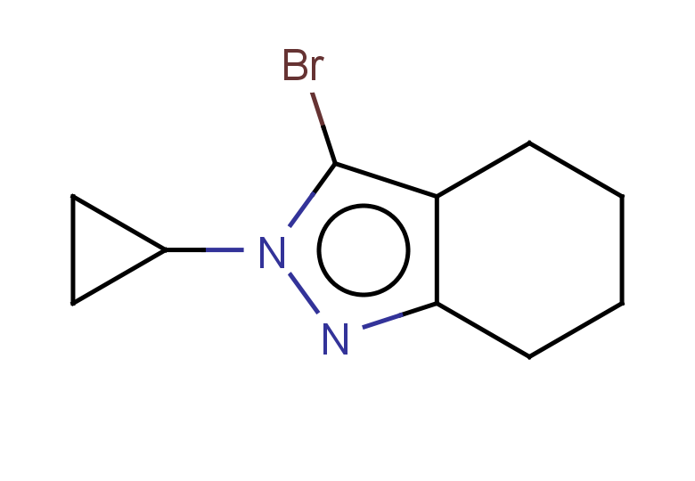 3-bromo-2-cyclopropyl-4,5,6,7-tetrahydro-2H-indazole
