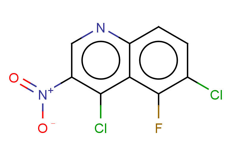 4,6-dichloro-5-fluoro-3-nitroquinoline