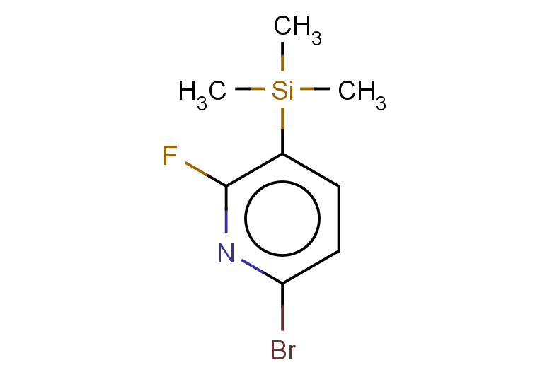6-bromo-2-fluoro-3-(trimethylsilyl)pyridine