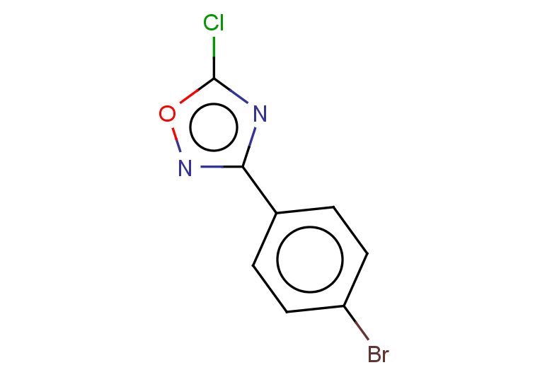 3-(4-bromophenyl)-5-chloro-1,2,4-oxadiazole