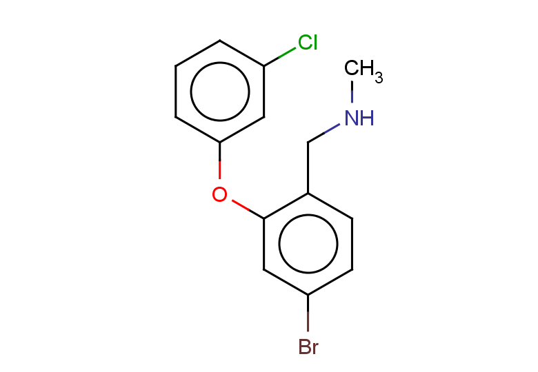 {[4-bromo-2-(3-chlorophenoxy)phenyl]methyl}(methyl)amine