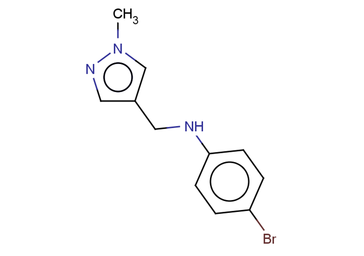 4-bromo-N-[(1-methyl-1H-pyrazol-4-yl)methyl]aniline