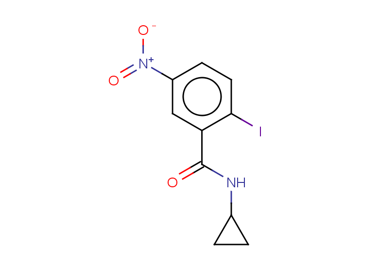 N-cyclopropyl-2-iodo-5-nitrobenzamide