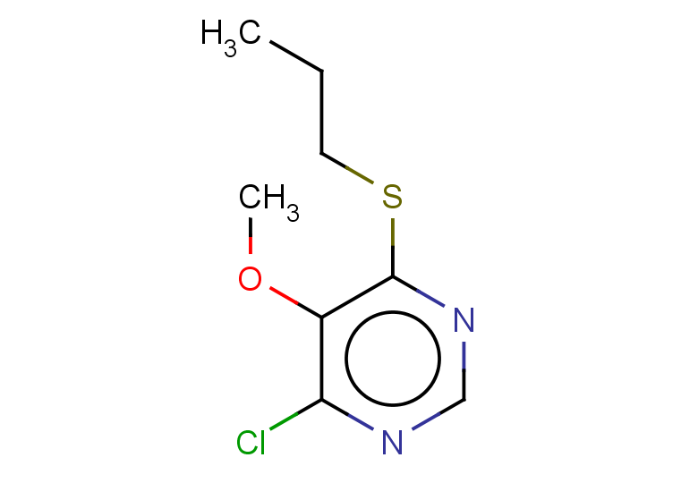 4-chloro-5-methoxy-6-(propylsulfanyl)pyrimidine