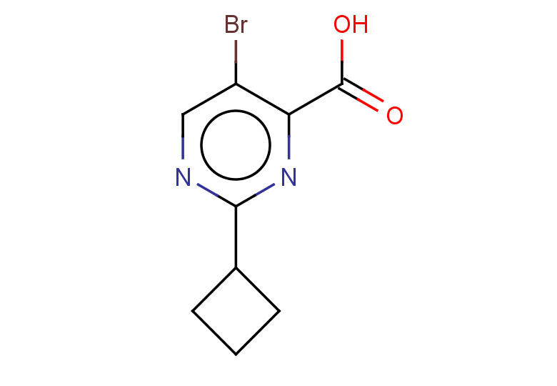 5-bromo-2-cyclobutylpyrimidine-4-carboxylic acid