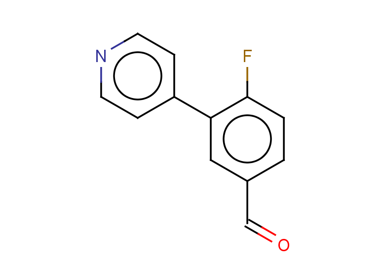 4-fluoro-3-(pyridin-4-yl)benzaldehyde