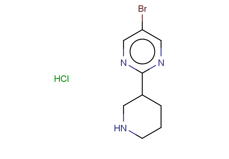 5-bromo-2-(piperidin-3-yl)pyrimidine hydrochloride
