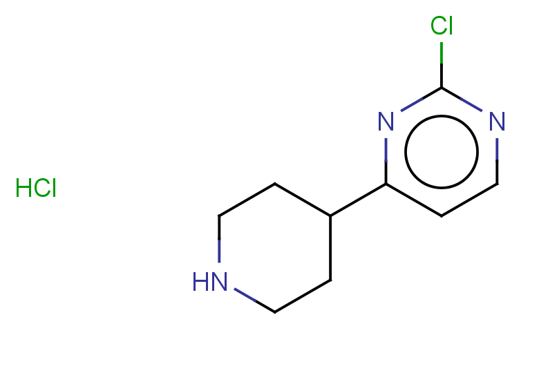 2-chloro-4-(piperidin-4-yl)pyrimidine hydrochloride