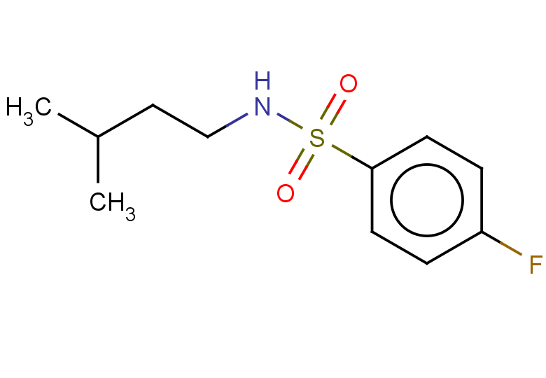4-fluoro-N-(3-methylbutyl)benzene-1-sulfonamide