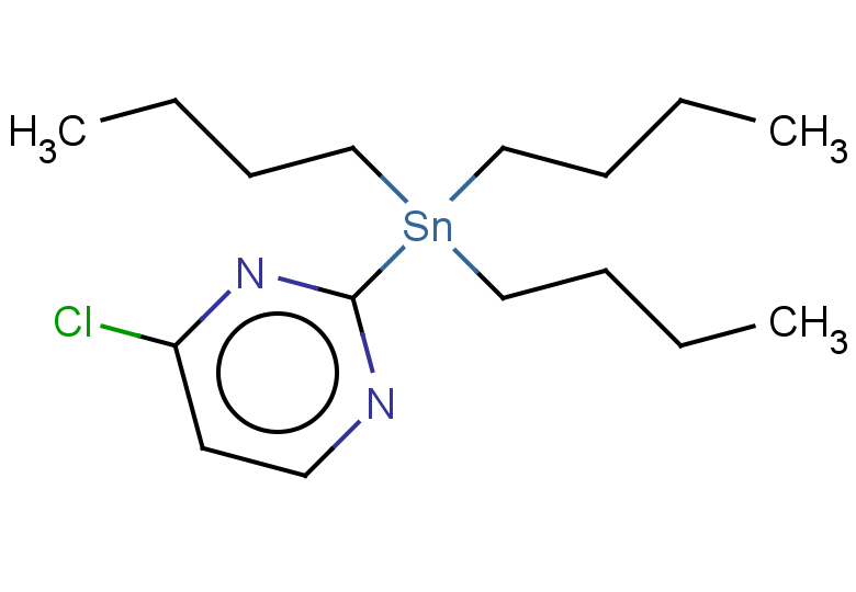 4-chloro-2-(tributylstannyl)pyrimidine