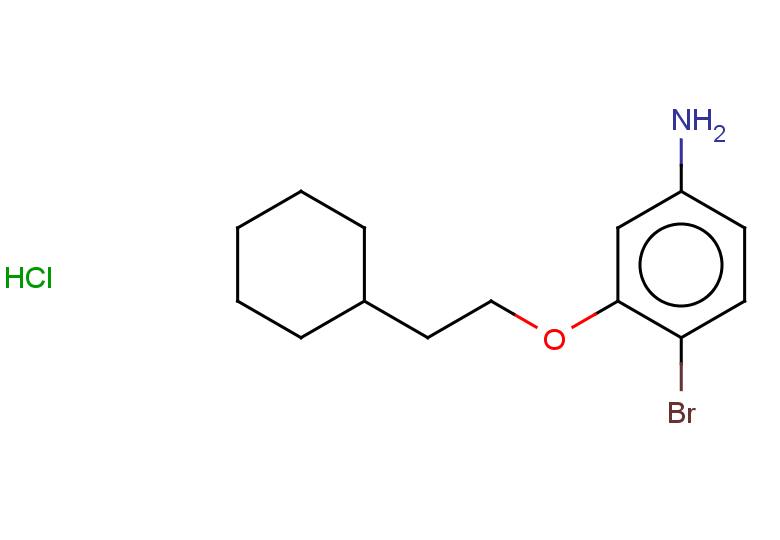 4-bromo-3-(2-cyclohexylethoxy)aniline hydrochloride